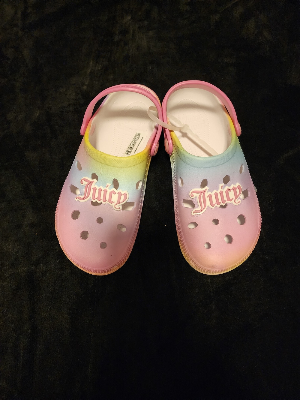 Juicy Couture Buena Ventura Tie Dye Girl Clog Size 3.
